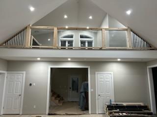 Finished loft custom home 2024